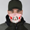 Cute Coton de Tulear Dog Print Face Mask