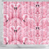 Flamingo Print Shower Curtains