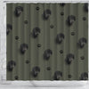 Curlycoated retriever Print Shower Curtain