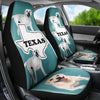 Labrador Retriever Print Car Seat CoverTX State