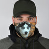 Amazing Siberian Husky Print Face Mask