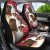 Amazing Saint Bernard Dog Print Car Seat Covers