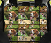 Beagle Collage Print Pet Seat Covers