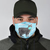 Manx Cat Print Face Mask