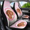 Cute Vizsla Dog Print Car Seat Covers