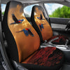 Blue Winged Macaw Print Car Seat Covers