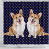 Cardigan Welsh Corgi Dog Print Shower Curtains