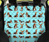 Basset Hound Dog Pattern Print Pet Seat covers