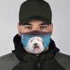 Old English Sheepdog Print Face Mask