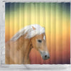 Haflinger Horse Print Shower Curtain