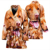 Nova Scotia Duck Tolling Retriever Dog In Lots Print Women's Bath Rob