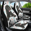 Cute Spanish Water Dog Print Car Seat Covers