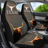 Texas Longhorn Cattle (Cow) Print Car Seat Covers