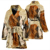 Lovely Boxer Print Women's Bath Robe