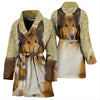 Cute Collie Print Women's Bath Robe