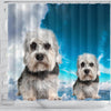 Lovely Dandie Dinmont Terrier Print Shower Curtains