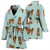 Chow Chow Dog Pattern Print Women's Bath Robe