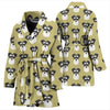 Miniature Schnauzer Dog Pattern Print Women's Bath Robe