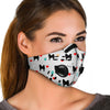 Finnish Spitz Print Premium Face Mask