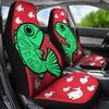 Cute Fish On Red Print Car Seat Covers