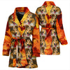 Shetland Sheepdog Print Women's Bath Robe