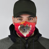 Birman Cat On Heart Print Face Mask