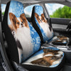 Papillon Dog Print Car Seat Covers