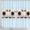 Himalayan guinea pig Print Shower Curtain