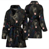 Newfoundland dog Patterns Print Women's Bath Robe