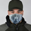 Lovely Weimaraner Print Face Mask