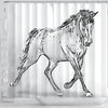 Amazing Tennessee Walking Horse Print Shower Curtain