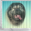 Caucasian Shepherd Dog Print Shower Curtain