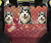 Cute Alaskan Malamute Print Pet Seat Covers