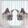 Tonkinese cat Print Shower Curtain