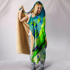 Monk Parakeet Parrot Print Hooded Blanket