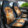 Cute Pekingese Dog Print Car Seat Covers