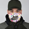 British Shorthair Cat Floral Print Face Mask