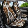 Saint Bernard Dog Patterns Print Car Seat Covers