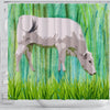 Chianina Cattle (Cow) Art Print Shower Curtain