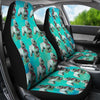 Afghan Hound Dog Pattern Print Car Seat Covers