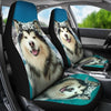 Alaskan Malamute Print Car Seat Covers