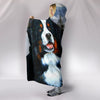 Amazing Bernese Mountain Dog Print Hooded Blanket