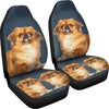 Cute Pekingese Dog Print Car Seat Covers