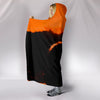 Amazing Cat Shadow Print Hooded Blanket