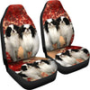 Japanese Chin Dog Print Car Seat Covers