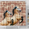 Cute Andalusian Horse Print Shower Curtains