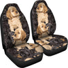 Cocker Spaniel In Lots Print Car Seat Covers