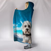 Lovely Dandie Dinmont Terrier Print Hooded Blanket