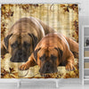 Bullmastiff Print Shower Curtains