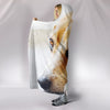 Beagle Dog Art Print Hooded Blanket